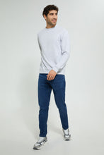 تنزيل الصورة على معرض الصور، Redtag-Ecru-Crew-Neck-Sweatshirt-Sweatshirts-Men's-