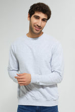 تنزيل الصورة على معرض الصور، Redtag-Ecru-Crew-Neck-Sweatshirt-Sweatshirts-Men's-
