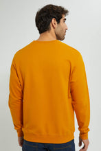 تنزيل الصورة على معرض الصور، Redtag-Yellow-Crew-Neck-Sweatshirt-Sweatshirts-Men's-