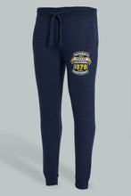 Load image into Gallery viewer, Redtag-Indigo-Jog-Pant-With-Placement-Print-Joggers-Men's-
