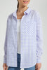 Redtag-Purple/White-Twofer-Shirt-Blouses-Senior-Girls-9 to 14 Years