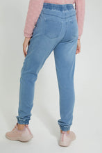تنزيل الصورة على معرض الصور، Redtag-Lt-Wash-Knitted-Jogger-Jeggings-Senior-Girls-9 to 14 Years