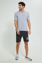 Load image into Gallery viewer, Redtag-Ecru-V-Neck-Solid-T-Shirt-Plain-Men's-