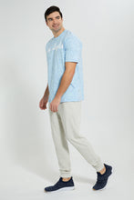 تنزيل الصورة على معرض الصور، Redtag-Ecru-Pique-Jog-Pant-Joggers-Men's-