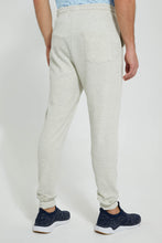 تنزيل الصورة على معرض الصور، Redtag-Ecru-Pique-Jog-Pant-Joggers-Men's-