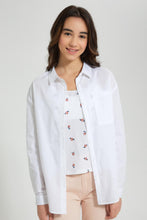 تنزيل الصورة على معرض الصور، Redtag-White-Twofer-Shirt-Blouses-Senior-Girls-9 to 14 Years