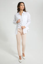 تنزيل الصورة على معرض الصور، Redtag-White-Twofer-Shirt-Blouses-Senior-Girls-9 to 14 Years