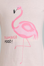 تنزيل الصورة على معرض الصور، Redtag-Pink-Flamingo-Pajama-Sets-Pyjama-Sets-Senior-Girls-9 to 14 Years