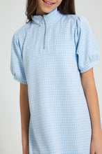 تنزيل الصورة على معرض الصور، Redtag-Highneck-Jacquard-Dress-Dresses-Senior-Girls-9 to 14 Years