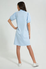 تنزيل الصورة على معرض الصور، Redtag-Highneck-Jacquard-Dress-Dresses-Senior-Girls-9 to 14 Years