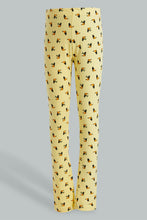 Load image into Gallery viewer, Redtag-Yellow-Bird-Print-Legging-Leggings-Girls-2 to 8 Years