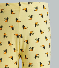Load image into Gallery viewer, Redtag-Yellow-Bird-Print-Legging-Leggings-Girls-2 to 8 Years
