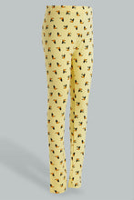 Load image into Gallery viewer, Redtag-Yellow-Bird-Print-Legging-Leggings-Girls-2 to 8 Years