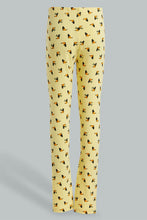 Load image into Gallery viewer, Redtag-Yellow-Bird-Print-Legging-Leggings-Girls-2 to 8 Years