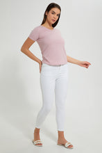 Load image into Gallery viewer, White High Waist Skinny Jean