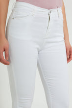 Load image into Gallery viewer, White High Waist Skinny Jean
