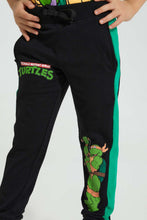 Load image into Gallery viewer, Redtag-Black-Ninja-Turtle-Jog-Pant-Joggers-Boys-2 to 8 Years