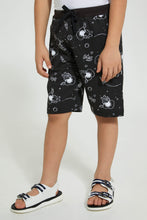 تنزيل الصورة على معرض الصور، Redtag-White-Astronaut-Print-T-Shirt-And-Shorts-Set-Sets-Boys-2 to 8 Years