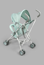 Load image into Gallery viewer, Redtag-Blue-Baby-Buggy--With-Rround-Canopy-Buggies-New-Born-Baby-