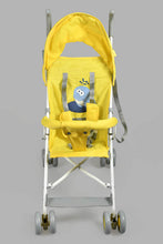 Load image into Gallery viewer, Redtag-Yellow-Baby-Buggy--With-Rround-Canopy-Buggies-New-Born-Baby-