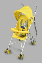Load image into Gallery viewer, Redtag-Yellow-Baby-Buggy--With-Rround-Canopy-Buggies-New-Born-Baby-
