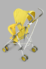 Load image into Gallery viewer, Redtag-Yellow-Baby-Buggy--With-Rround-Canopy-Buggies-New-Born-Baby-