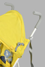 Load image into Gallery viewer, Redtag-Yellow-Baby-Buggy--With-Rround-Canopy-Buggies-New-Born-Baby-