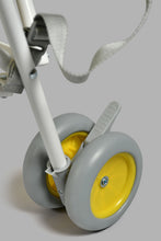 Load image into Gallery viewer, Redtag-Yellow-Baby-Buggy--With-Rround-Canopy-Buggies-New-Born-Baby-