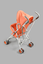 Load image into Gallery viewer, Redtag-Orange-Baby-Buggy--With-Rround-Canopy-Buggies-New-Born-Baby-