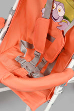 Load image into Gallery viewer, Redtag-Orange-Baby-Buggy--With-Rround-Canopy-Buggies-New-Born-Baby-