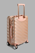 تنزيل الصورة على معرض الصور، Redtag-Gold-Color-Hard-Abs-Trolley-Lugage-20"-Hard-Luggage-Travel-Accessories-