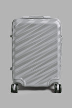 تنزيل الصورة على معرض الصور، Redtag-Silver-Color-Hard-Abs-Trolley-Lugage-20"-Hard-Luggage-Travel-Accessories-