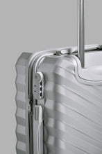 تنزيل الصورة على معرض الصور، Redtag-Silver-Color-Hard-Abs-Trolley-Lugage-20"-Hard-Luggage-Travel-Accessories-