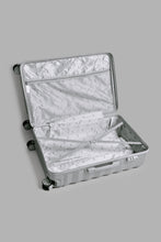 تنزيل الصورة على معرض الصور، Redtag-Silver-Color-Hard-Abs-Trolley-Lugage-28"-Hard-Luggage-Travel-Accessories-