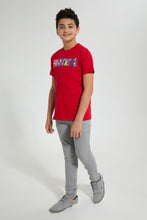 تنزيل الصورة على معرض الصور، Redtag-Red-Fortnite-T-Shirt-Graphic-Prints-Senior-Boys-9 to 14 Years