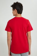 تنزيل الصورة على معرض الصور، Redtag-Red-Fortnite-T-Shirt-Graphic-Prints-Senior-Boys-9 to 14 Years