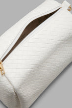 Load image into Gallery viewer, Redtag-White-Weave-Embellished-Day-Bag-Colour:White,-Filter:Women's-Accessories,-New-In,-New-In-Women-ACC,-Non-Sale,-W21B,-Women-Handbags-Women-