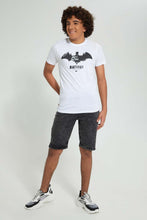 Load image into Gallery viewer, Redtag-White-Batman-Tee-All-Over-Prints-Senior-Boys-9 to 14 Years