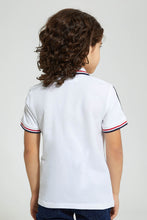 Load image into Gallery viewer, Redtag-White-Polo-Shirt-With-Horse-Logo-Polo-Shirts-Boys-2 to 8 Years