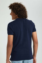 Load image into Gallery viewer, Redtag-Navy-Marvel-Polo-Polo-Shirts-Senior-Boys-9 to 14 Years