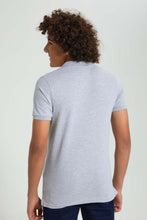 Load image into Gallery viewer, Redtag-Grey-Captain-America-Polo-Polo-Shirts-Senior-Boys-9 to 14 Years