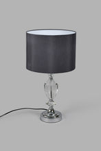 Load image into Gallery viewer, Redtag-Silver-Crystal-Base-Table-Lamp-Colour:Silver,-Filter:Home-Decor,-HMW-HOM-Table-Lamps,-New-In,-New-In-HMW-HOM,-Non-Sale,-S22A,-Section:Homewares-Home-Decor-