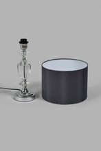Load image into Gallery viewer, Redtag-Silver-Crystal-Base-Table-Lamp-Colour:Silver,-Filter:Home-Decor,-HMW-HOM-Table-Lamps,-New-In,-New-In-HMW-HOM,-Non-Sale,-S22A,-Section:Homewares-Home-Decor-