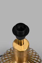 Load image into Gallery viewer, Redtag-Gold-Metal-Embellished-Table-Lamp-Colour:Gold,-Filter:Home-Decor,-HMW-HOM-Table-Lamps,-New-In,-New-In-HMW-HOM,-Non-Sale,-S22A,-Section:Homewares-Home-Decor-
