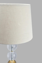 تنزيل الصورة على معرض الصور، Redtag-Gold-Metal/Glass-Table-Lamp-Table-Lamps-Home-Decor-