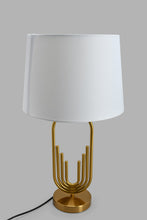 Load image into Gallery viewer, Redtag-Gold-Metal-Table-Lamp-Table-Lamps-Home-Decor-