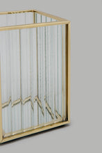Load image into Gallery viewer, Redtag-Gold-Ribbed-Candle-Holder-Candle-Holder-Home-Decor-