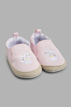 Load image into Gallery viewer, Redtag-Pale-Pink-Pram-Shoe-Pumps-Baby-0 to 18 Months