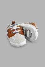 Load image into Gallery viewer, Redtag-Grey-Pram-Shoe-Colour:Grey,-Filter:Baby-Footwear-(0-to-18-Mths),-NBF-Casual-Shoes,-New-In,-New-In-NBF-FOO,-Non-Sale,-S22A,-Section:Kidswear-Baby-0 to 18 Months