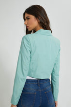 تنزيل الصورة على معرض الصور، Redtag-Mint-Long-Sleeve-Cropped-Jacket-Jackets-Women's-